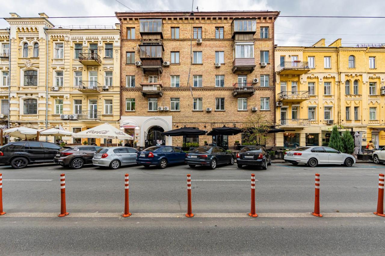 2К Квартира На Шота Руставелі, Бессарабка 基輔 外观 照片